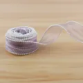 4cm purple pearl fish tail yarn ribbon DIY bouquet wrapping tape gift packaging material - Caviar Purple
