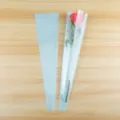 Sachet transparent emballage rose unique pochette conique bouquet fleuriste decoration - 50 Pièces/Sac / Bleu clair