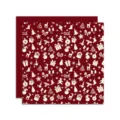 Wasserdichtes Weihnachtswickelpapier für DIY-Blumensträuße und festliche Geschenkverpackungen. - 20 Stück/Packung / Rot Weihnachtsgeschenk Typ A