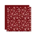 Weihnachten wasserdichtes Geschenkpapier rote Schneeflocken Blumenstrauß für DIY Verpackung - 20 Stück/Packung / Rot Schneeflocke Typ A