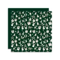 Grünes Weihnachtspapier mit goldenen Motiven für DIY Blumensträuße und Geschenke. - 20 Stück/Packung / Grün Weihnachtsgeschenk Typ A