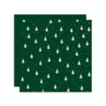 Wasserdichtes Weihnachtswickelpapier mit goldenem Baummuster für Geschenke und Blumensträuße. - 20 Stück/Packung / Grün Weihnachtsbaum Typ A