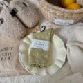 Comode calze slouchy in misto seta di gelso e lana con motivo floreale per l'inverno. - Fiore zenzero