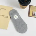 Calze invisibili estive sottili e traspiranti in rete da donna antiscivolo grigio chiaro - Taglia unica / Grigio chiaro
