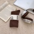 Calcetines de algodón de color sólido para hombres, ideales para negocios y uso diario. - Café Oscuro