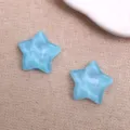 Cabujones de estrella de resina transparente ondulada para accesorios DIY de niños y funda. - Clip de estrella de dibujos animados azul (Cinnamoroll)