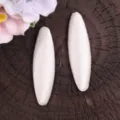 Accesorios de pinza de pelo de tela hechos a mano clips crema para estilo dulce diario - Blanco