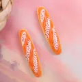 Miniature resin baguette bread cabochons for DIY phone case and hair clip accessories. - Style 10