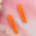 Resin simulated baguette bread charms for DIY hair clips, phone cases, and shoe accessories. - Style 11