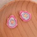 Jolis breloques en résine de fruit du dragon pour coque de téléphone et accessoires de cheveux. - Fruit