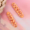 Resin simulation baguette bread charm detailed view for DIY phone case hair clip jewelry making. - Style 12