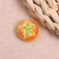 Miniature resin bread cabochon charm for DIY crafts, phone case decor, and hair accessories. - Style 8