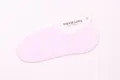 Detailed view of shallow mouth solid color pink invisible boat socks with brand tag. - One Size / Pink