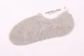 Women low cut invisible boat socks solid color casual cotton summer thin socks with tag - One Size / Gray