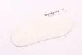 Detailed view of solid color women's invisible low cut boat socks casual cotton sock. - One Size / White
