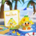 Jeu de mini blocs de construction de canard mignon jouet éducatif cadeau pour enfants. - 8938 Canard banane (boîte de couleur)