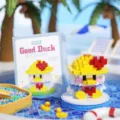 Jeu de blocs de construction mignon canard jaune puzzle figurine cadeau pour enfants. - 8939 Canard Je t'aime (boîte de couleur)