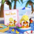 Joli jouet de blocs de construction de canard jaune, figurine brique DIY, déco bureau. - 8944 Canard de longévité (boîte couleur)