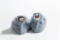 Cute cartoon dog embroidered women low cut socks, breathable cotton casual ankle socks. - One Size / Blue