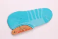 Chaussettes basses de sport pour hommes avec semelle bouclette et design côtelé. - Taille unique / Bleu pour Femme