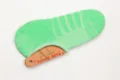 Chaussettes de sport basses vertes avec semelle éponge, coton peigné respirant pour le sport. - Taille unique / Vert pomme femme