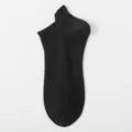 Herren schwarze kurze Socken Baumwolle Knöchel Sportsocken atmungsaktiv Sommer Freizeitsocken - EU 40-44 / Schwarz