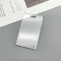 Transparent sliding ID card holder clear badge sleeve for student access card and staff pass. - Clear