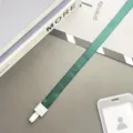 Donkergroene lanyard 1,5 cm met plastic gesp en transparante ID-kaart houder voor dagelijks gebruik. - Donkergroen