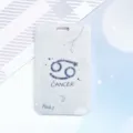 Cancer zodiac sliding card holder for students bus card ID badge protective sleeve - Cancer Pattern / No Accessories