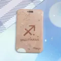Sagittarius slide card holder PVC badge holder for campus bus metro card protective cover - Sagittarius Pattern / Card Holder Only (Without Accessories)