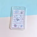 Portatarjetas de identificación transparente Lindo oso de dibujos animados Estuche escolar - Oso de Té Con Leche / Funda PP Vertical (Sin Accesorios)