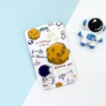 Cute astronaut cartoon card holder waterproof sliding relief ID bus IC card sleeve for student - Ball-Holding Astronaut / No Accessories