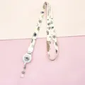 Cartoon retractable lanyard badge holder with card clip for students and office workers. - Coffee Astronaut