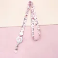 Cute cartoon retractable lanyard with ID badge holder reel for students and workers. - LUCK Rabbit (Rabbit)