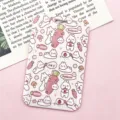 Cute Rabbit Carrot ID Card Holder Vertical PVC Bus Pass Badge Holder Cute Cartoon Case - Carrot Rabbit (No Accessories)