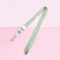 Cute cartoon green frog retractable lanyard with badge holder for students and office work. - Frog (Frog)