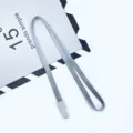 Laccetto grigio da 1,0 cm per porta badge e tessera identificativa opzione variante - Grigio scuro