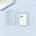 Portatarjetas de identificación transparente horizontal de PP funda protectora doble cara - Solo Estuche Horizontal