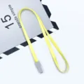 Laccetto giallo 1.0cm porta badge pass cordino collo supporto carta lavoro ufficio mostra - Giallo