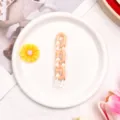 Acrylic U chain DIY charm pendant colorful resin chain links for phone case bag keychain decor - U-Shape Chain Accessory / Peach Pink Chain
