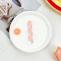 DIY pink acrylic U chain phone case pendant cute resin keychain bag charm accessories - U-Shape Chain Accessory / Flesh Pink Chain