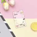 Transparent card holder cute cartoon ID badge protector clear acrylic student bus case - Sliding Transparent - Backpack Bear Rabbit (No Accessories)