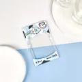 INS Transparent Plastic Photocard Holder Cute Cow ID Badge Bus Card Protector Sleeve - Big Head Cow / Sliding Transparent (No Accessories)