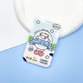Cute cartoon cow card holder student bus pass ID protective sleeve transparent cover - Apple Cow / No Accessories