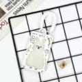 White cute bunny cartoon card holder with spring lanyard, perfect for student ID or bus card. - Bunny Frame With White Double Loop Spring Cord
