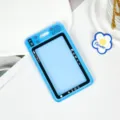 Transparent student card holder fun camera style bus card protector protective sleeve - Camera Shape - No Accessories Style / Blue