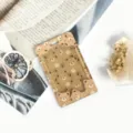 Cute cartoon bear transparent sliding ID card holder for students school bus card protector - Full Screen Coffee Bear / No Accessories
