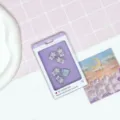Creative cute animal shaker card holder student ID meal card bag DIY access pass sleeve - Pyjama Bear (Purple Border) / No Accessories