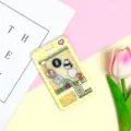 Cute animal shaker card holder student badge ID case game style protective cover - Animal Shaking (No Accessories) / Yellow Grid Console