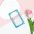 Portacarte trasparente blu carino per badge studente custodia protettiva stella luna - Custodia Blu Stella Luna (Senza Accessori)